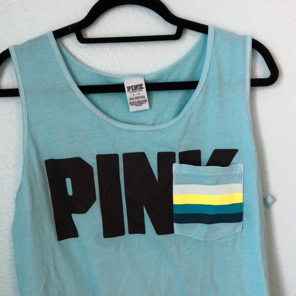 VS PINK TANK BLUE